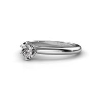 Image de Bague de fiançailles Tiffy 1<br/>585 or blanc<br/>Diamant 0.30 crt
