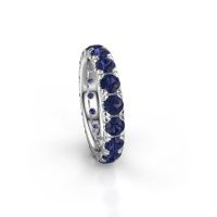 Image of Stackable Ring Jackie 3.7<br/>585 white gold<br/>Sapphire 3.7 mm