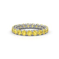 Bild von Ring heddy rnd 2.9<br/>585 Weißgold<br/>gelb saphir 2.9 mm