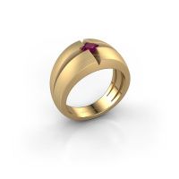Image of Men's ring rens<br/>585 gold<br/>Rhodolite 3.5 mm