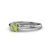 Image of Engagement ring shannon cus<br/>950 platinum<br/>Peridot 5 mm