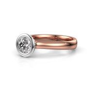 Afbeelding van Verlovings ring Kaylee 585 rosé goud diamant 0.50 crt