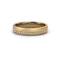 Image of Wedding ring WH0303L24AM<br/>585 gold ±4x1.7 mm<br/>Zirconia