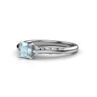 Image of Engagement ring shannon cus<br/>950 platinum<br/>Aquamarine 5 mm