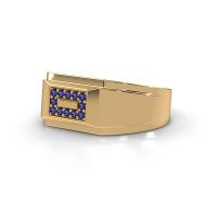 Image de Bague pour homme Roan<br/>585 or jaune<br/>Saphir 1.5 mm