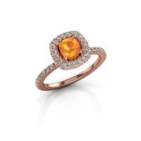 Image of Engagement ring Talitha CUS 585 rose gold citrin 5 mm