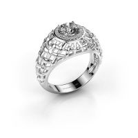 Afbeelding van Pinkring Jens 585 witgoud diamant 1.12 crt