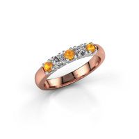 Image of Ring Rianne 5<br/>585 rose gold<br/>Citrin 2.7 mm