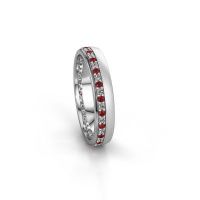 Image of Wedding ring WH0303L24AM<br/>950 platinum ±4x1.7 mm<br/>Ruby