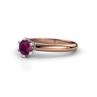 Image de Bague de fiançailles Tiffy 1<br/>585 or rose<br/>Rhodolite 5 mm