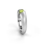 Image de Bague de fiançailles Hojalien 1<br/>950 platine<br/>Péridot 4 mm