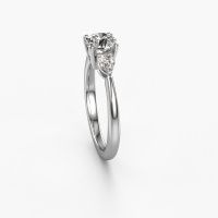 Afbeelding van Verlovingsring Chanou Rnd<br/>585 witgoud<br/>Diamant 1.02 crt