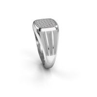 Afbeelding van Pinkring Robbert<br/>950 platina<br/>Lab-grown diamant 0.558 crt