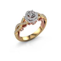 Afbeelding van Verlovingsring Leora<br/>585 goud<br/>Diamant 0.768 crt