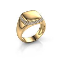 Image of Men's ring Pascal 585 gold lab grown diamond 0.482 crt