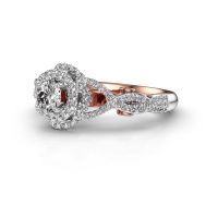 Afbeelding van Verlovingsring Cathryn<br/>585 rosé goud<br/>diamant 0.914 crt