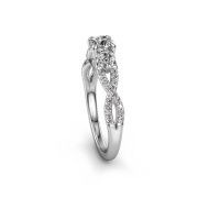 Afbeelding van Verlovingsring Marilou RND 950 platina diamant 0.66 crt