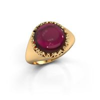 Afbeelding van Ring Birgit<br/>585 goud<br/>Granaat 12 mm
