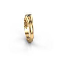 Image of Pinky ring thorben<br/>585 gold<br/>Lab-grown diamond 0.25 crt