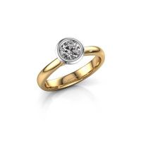 Afbeelding van Verlovings ring Kaylee 585 goud diamant 0.40 crt