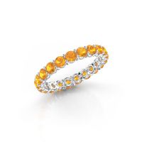 Bild von Ring heddy rnd 2.9<br/>585 Weißgold<br/>citrin 2.9 mm
