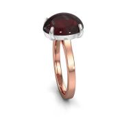 Afbeelding van Ring Mallie 1<br/>585 rosé goud<br/>Granaat 12x10 mm