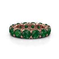 Bild von Ring heddy rnd 5.0<br/>585 Roségold<br/>Smaragd 5 mm