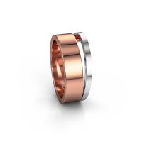 Afbeelding van Ring angie<br/>585 rosé goud<br/>Granaat 2 mm