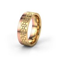 Afbeelding van Trouwring WH2070M17C 585 rosé goud ±7x2.2 mm