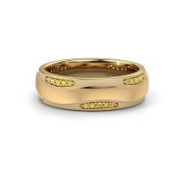 Image of Wedding ring WH2062L26BM<br/>585 gold ±6x2 mm<br/>Yellow sapphire