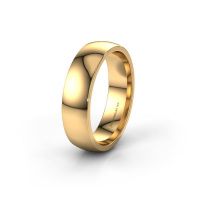Afbeelding van Trouwring WH0100M26BP 585 goud ±6x2 mm