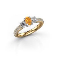 Image of Engagement Ring Marielle Ovl<br/>585 gold<br/>Citrin 6.5x4.5 mm