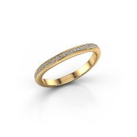Afbeelding van Aanschuifring SRH0561C20H2<br/>585 goud<br/>Diamant 0.135 crt