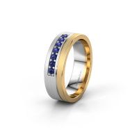 Image of Wedding ring WH0312L16AM<br/>585 white gold ±6x1.7 mm<br/>Sapphire
