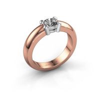 Afbeelding van Ring Michelle 1 585 rosé goud diamant 0.50 crt