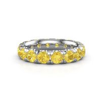 Bild von Vorsteckring jackie 4.0<br/>950 Platin<br/>Gelb Saphir 4 mm