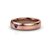 Image of Friendship ring WH0101L35BPHRT<br/>585 rose gold ±5x2 mm<br/>Sapphire