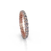 Image of Stackable ring Michelle full 2.7 585 rose gold zirconia 2.7 mm