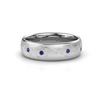 Image of Wedding ring WH2068L36BM<br/>950 platinum ±6x2 mm<br/>Sapphire