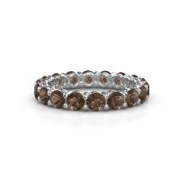 Bild von Ring heddy rnd 3.4<br/>585 Weißgold<br/>Rauchquarz 3.4 mm