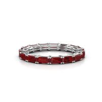 Bild von Ring vivienne eme 4x2<br/>585 Weißgold<br/>Rubin 4x2 mm