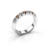 Afbeelding van Ring Dana 7 925 zilver bruine diamant 0.70 crt