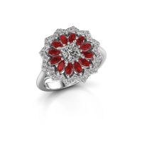 Image of Engagement ring Franka 950 platinum zirconia 4 mm