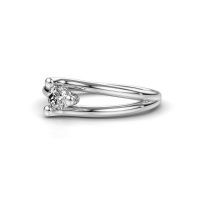Image of Ring Roosmarijn<br/>950 platinum<br/>Diamond 0.25 crt