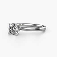 Image of Engagement Ring Crystal Rnd 1<br/>950 platinum<br/>Diamond 1.00 crt