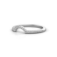 Afbeelding van Aanschuifring SRH0570C10H2<br/>585 witgoud<br/>Lab-grown diamant 0.145 crt