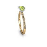 Image of Engagement Ring Crystal Cus 2<br/>585 gold<br/>Peridot 5 mm