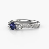Image of Engagement Ring Marielle Rnd<br/>585 white gold<br/>Sapphire 5 mm
