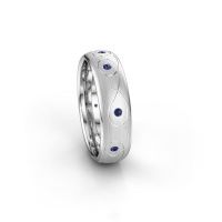 Image of Wedding ring WH2068L36BM<br/>950 platinum ±6x2 mm<br/>Sapphire