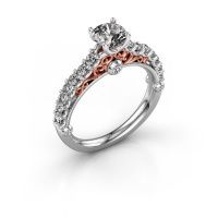 Afbeelding van Verlovingsring Shaunda<br/>585 witgoud<br/>Diamant 1.10 crt